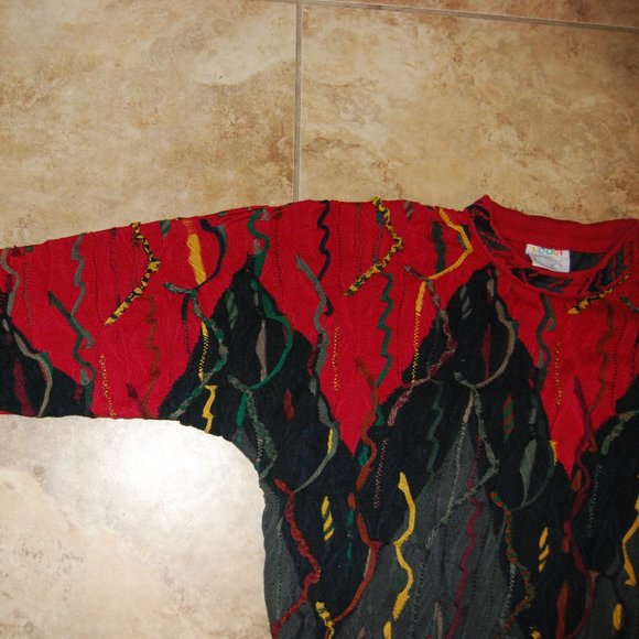 Coogi Australia Men's COOGI 3D Knit Size (L) Multicolor Sweaters Jumper Cotton - Picture 5 of 12